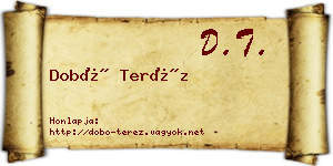Dobó Teréz névjegykártya